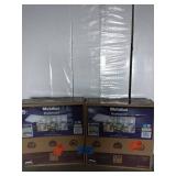 2 METALUX FM 15 in. White Square Integrated LED Flush Mount Light with Selectable Color Temperature