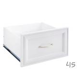 2 CLOSETMAID Selectives 16 in. W x 10 in. H White Wood Drawer Kit for 16 in. Selectives Tower