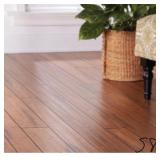 home decorators collection Strand Woven Distressed Dark Honey 1/2 in. T x Multi Width x 72 in. L Solid Bamboo Flooring