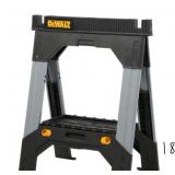 2 DEWALT 33 in. Folding Sawhorse with Adjustable Metal Legs