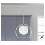 2 Melinda 40-Watt Equivalence Chrome Integrated LED Mini Pendant