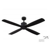 HOME DECORATORS COLLECTION Kitteridge 52 in. Indoor Matte Black Ceiling Fan