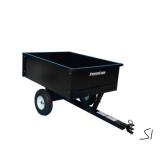 POWERCARE 10 cu. ft. Lawn Mower Dump Cart with Wheels