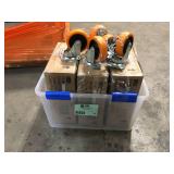 Lot of 4 Caster Sets not used see pictures
