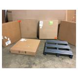 Lot of 6 - 24" x 24" Plastic Skids see pictures