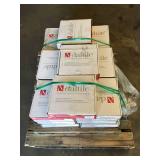 Pallet with 27 cases of Dalite Restore Bright White 12 in. x 12 in. x 6.35 mm Ceramic Mosaic Wall Tile (0.83 sq. ft./ Each)