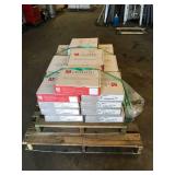 Pallet with 27 cases of Dalite Restore Bright White 12 in. x 12 in. x 6.35 mm Ceramic Mosaic Wall Tile (0.83 sq. ft./ Each)