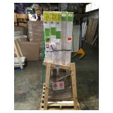 Lot of 5 - Masonite  Solidoor 6-Panel Right-Handed Solid-Core Smooth Primed Composite Single Prehung Interior Door see pictures