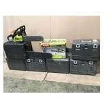 Lot of 7 Ryobi Chainsaws for parts or repair Customer Returns See Pictures