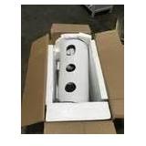 Monaco Circular Basin Pedestal Sink in Glossy White by Swiss Madison Customer Returns See Pictures