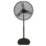 Comfort Zone 30 in. High-Velocity 3-Speed Industrial Pedestal Fan with Aluminum Blades and Adjustable Height see pictures