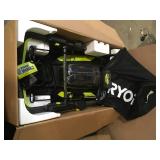 Lot of 3 Ryobi 40V Cordless Lawnmowers 2 of them have a battery and charger one is tool only customer returns see pictures
