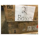 Lot of 2 Glacier Bay Hillcroft 30 in. W x 21.5 in. D Unassembled Bath Vanity Cabinet Only in Light Gray open box see pictures