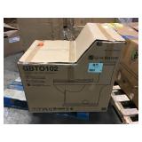 Glacier Bay Erica 12 in. Rough-In 1-piece 1.28 GPF Single Flush Elongated Toilet in White and Seat Included not used see pictures