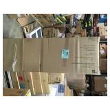 Hampton Harbor 23 in. W x 13 in. D x 67-1/2 in. H Corner Linen Cabinet in White by Home Decorators Collection A little bit Damaged Customer Returns See pictures