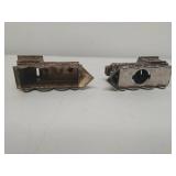 Two Metal Train Banks