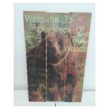 Wood Wall Décor Bear Art