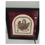 Three Small Pieces Of Framed Artwork