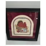 Three Small Pieces Of Framed Artwork