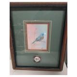 Three Small Pieces Of Framed Artwork