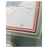 Three Small Pieces Of Framed Artwork