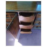Lowboy Dresser with Two Mirrors