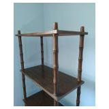 Floor Shelf with Wall Shelf