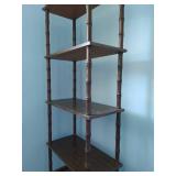 Floor Shelf with Wall Shelf