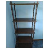 Floor Shelf with Wall Shelf