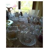 Collection of Glassware and Serving Items