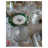 Collection of Glassware and Serving Items