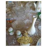 Collection of Glassware and Serving Items