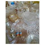 Collection of Glassware and Serving Items