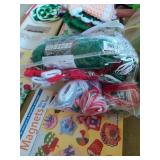 Collection of seasonal craft items