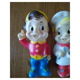 Set of three Kellogg brand  vintage toys