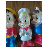 Set of three Kellogg brand  vintage toys