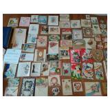 Collection of vintage greeting cards