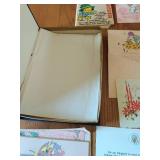 Collection of vintage greeting cards