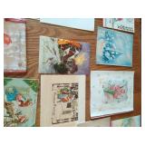 Collection of vintage greeting cards