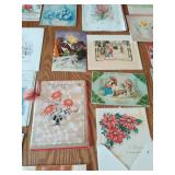 Collection of vintage greeting cards