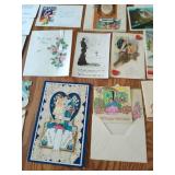 Collection of vintage greeting cards