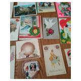 Collection of vintage greeting cards