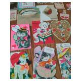 Collection of vintage greeting cards