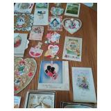 Collection of vintage greeting cards