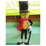 Mr. Peanut stuffed doll