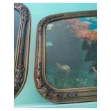 Two matching framed pictures