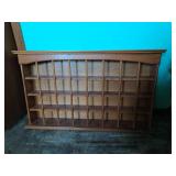 Knitting basket and Knick knack shelf
