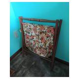 Knitting basket and Knick knack shelf