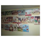 Collection of Nostalgic Tin Signs