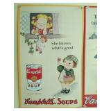 Collection of Nostalgic Tin Signs